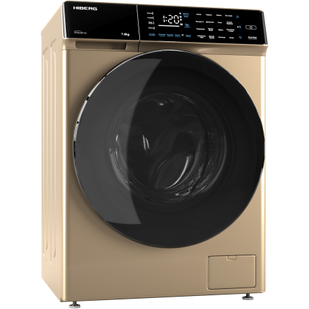 стиральная машина hiberg i-ddq9-712 g inverter, золото