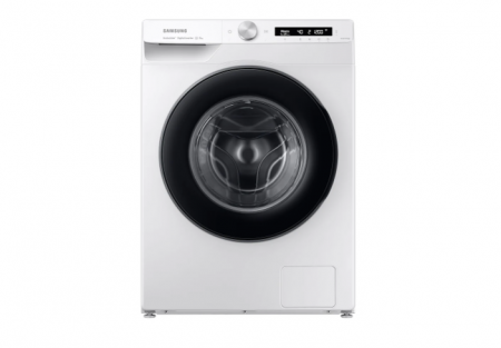 стиральная машина samsung ww80a6s24aw ai control, eco bubble, белый