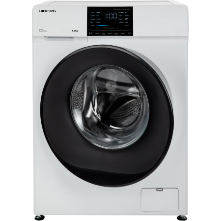 стиральная машина hiberg i-ddq6-612 w inverter, белый