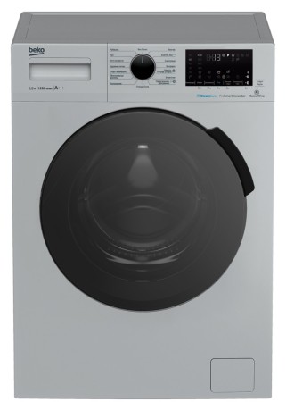 стиральная машина beko wspe 6h616 s inverter, steam