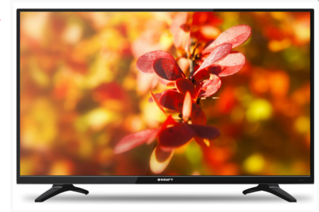 телевизор led kraft ktv-p43uhd02t2ciwl smart tv