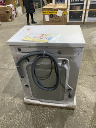 стиральная машина lg f10b8ld7 белый-, две вмятины с боку в центре и с низу
