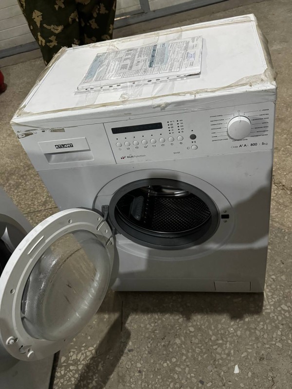 Стиральная машина Atlant 50У87, замена насоса и амортизатора