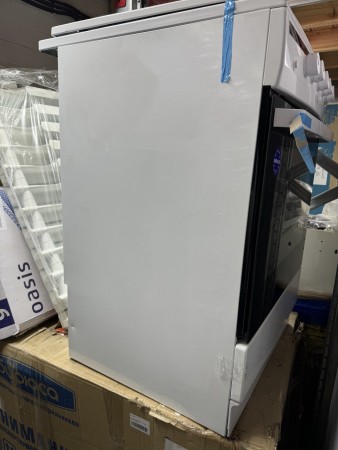 газовая плита hansa fcgw 61000 integra, без упаковки, нет 3-х конфорок, царапины на корпусе