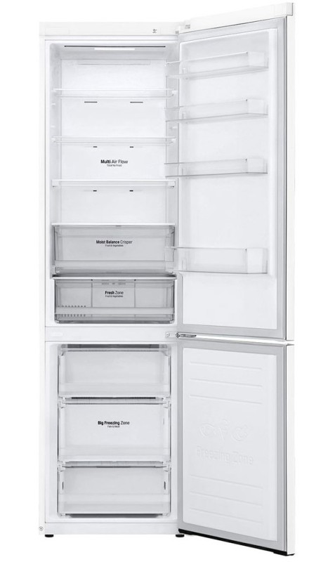 Холодильник LG GC-B509 MQWM белый, дисплей (203,0)