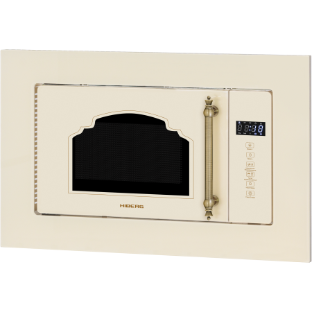 микроволновая печь hiberg vm 6502 yr бежевый