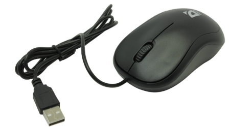 мышь проводная defender patch ms-759 usb черный