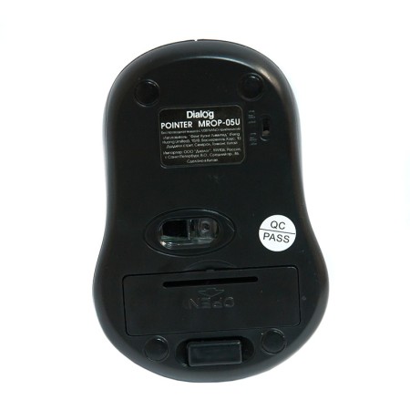 мышь беспроводная dialog mrop-05u usb черный 