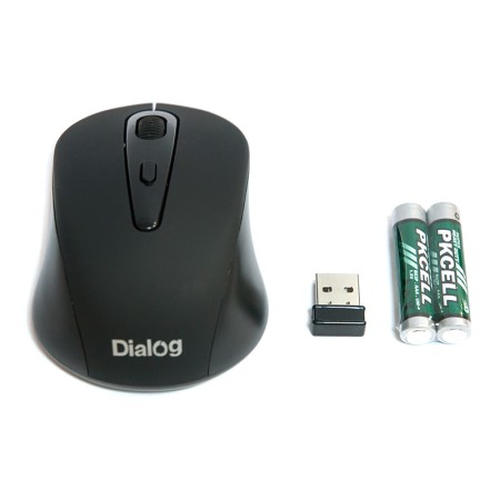 мышь беспроводная dialog mrop-05u usb черный 