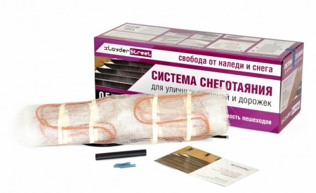 нагревательный мат для обогрева площадок xlayder street 300 вт/м2, 0,5*2 м2