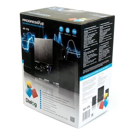 акустическая система 2.1 dialog ap-170 bluetooth