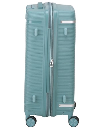 чемодан "verano", vrn-00607pp-r-01, 68л (m) бирюзовый