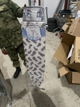 гладильная доска ника ника 3+, нет заглушек, потертости , царапины, погнута