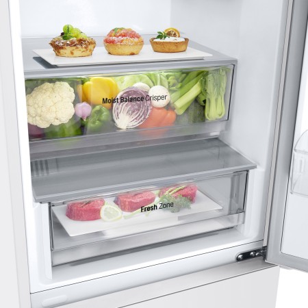 холодильник lg gc-b509 aqqw белый, дисплей (203,0)-