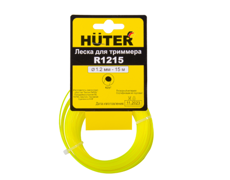 леска триммерная huter r1215 (круг)
