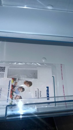 морозильник pozis fv nf-117 w белый,замятия по бокам, нет упаковки