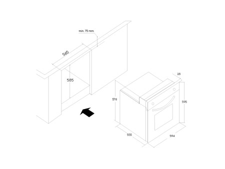 духовой шкаф oasis d-mn5