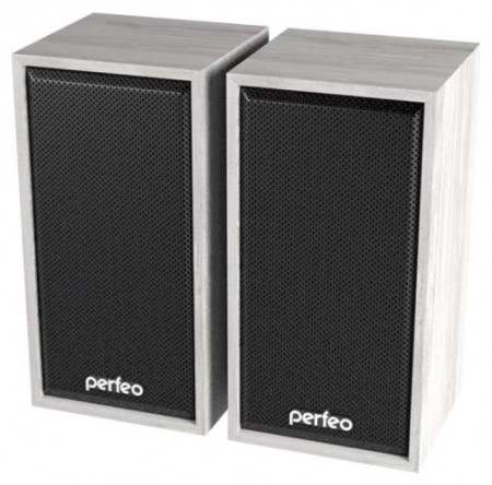 акустическая система 2.0 perfeo cabinet pf-a4389 белый дуб