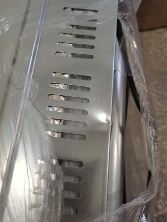 духовой шкаф oasis d-msb, замятия по корпусу, нет упаковки