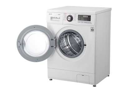 стиральная машина lg f1496ads3 steam, с сушкой, белый-