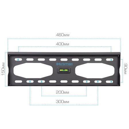 кронштейн kromax star-33 серый 22-65"