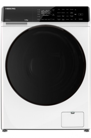 стиральная машина hiberg i-ddq9-812 w inverter, белый