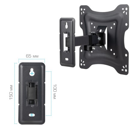 кронштейн arm media lcd-403 черный 26-55" 