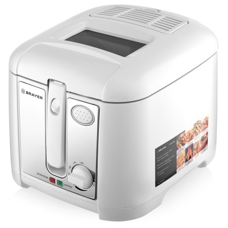 фритюрница brayer 2832br-wh 