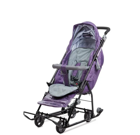 санки ника наши детки ндт6/6 баклажановый с полосками 