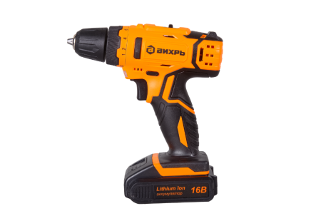 дрель-шуруповерт вихрь да-16л-2ка (с набором оснастки)