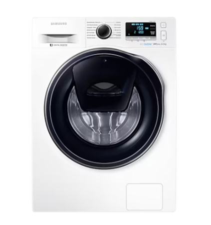 стиральная машина samsung ww80k6210rw/ld addwash с eco bubble