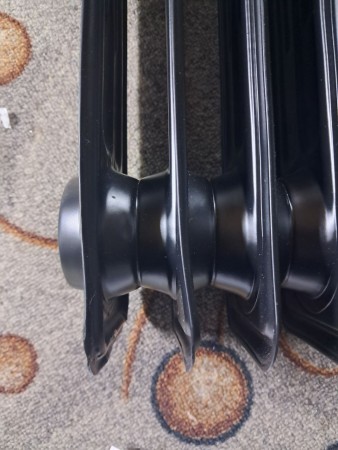 масляный радиатор ballu classic boh/cl-09 brn 2000 (9 секций), вмятины, потертости, скол краски 