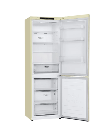 холодильник lg gc-b459 secl бежевый, дисплей (186,0)