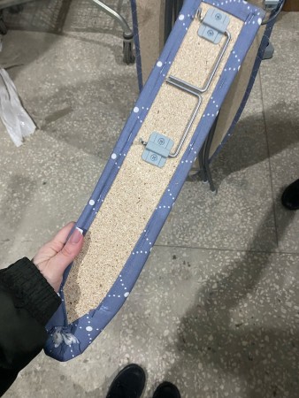 гладильная доска ника белль классик 3, замятие на подставке для утюга, розетка оторвана