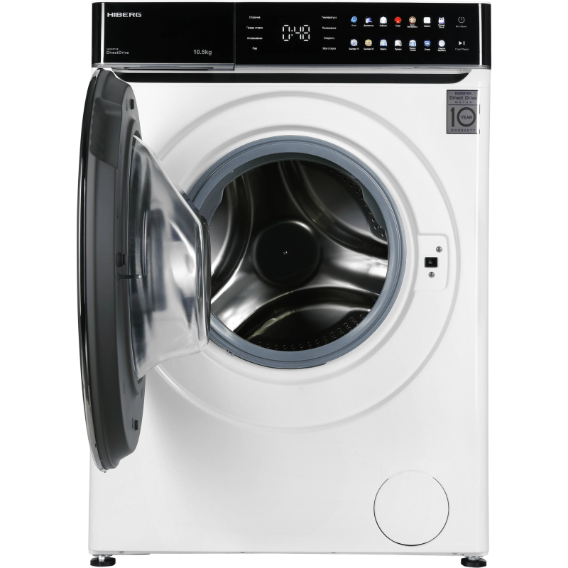 Стиральная машина Hiberg i-DDQ11-1014 W Steam, Inverter, белый