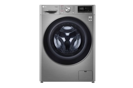 стиральная машина lg f2v5hs2s ai dd, steam, серебристый