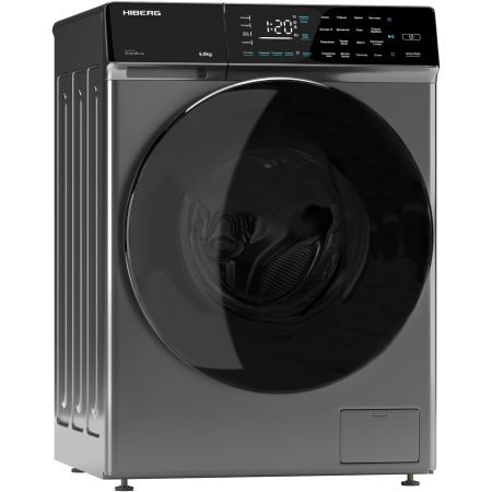 стиральная машина hiberg i-ddq9-612 sd inverter, темно-серый