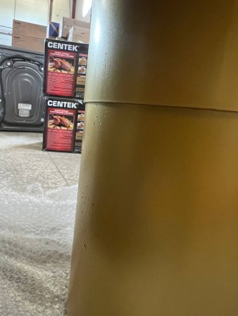 вытяжка konigin fury gold 31, нет упаковки, царапина на корпусе