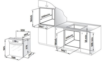 духовой шкаф gefest да 602-02 а черный