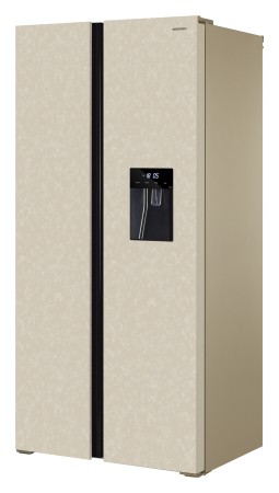 холодильник nordfrost rfs 484d nfym inverter бежевый