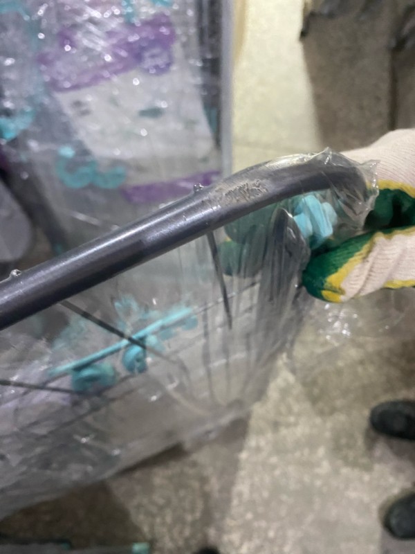 Сушилка для белья Ника 20 СБ2 (серебряный), помятая, без упаковки, потертости