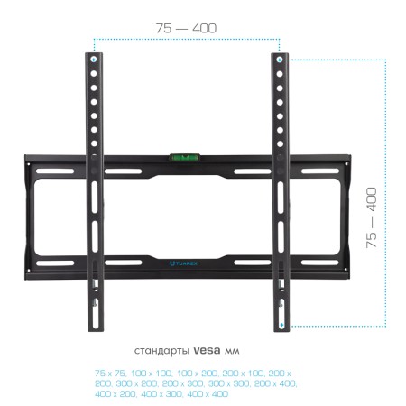 кронштейн tuarex olimp-113 черный 26-65"