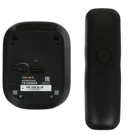 телефон texet tx-d4505a dect black