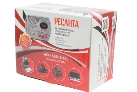 стабилизатор ресанта асн-500н1/1-ц (асн-500н/1-ц) 