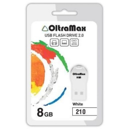 usb-флеш oltramax om 210 8gb белый