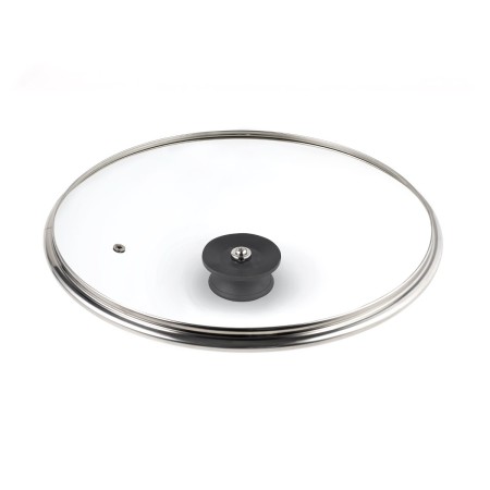 крышка стеклянная lara lr01-99 28см