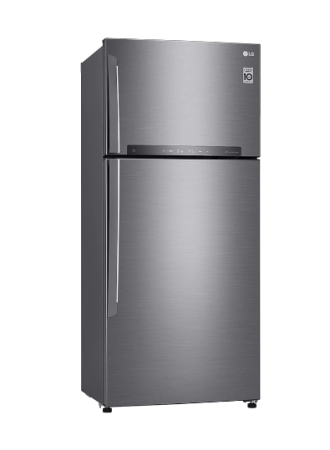 холодильник lg gn-h702hmhz серый, дисплей (180,0)