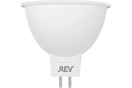 светодиодная лампа rev gu 5.3 5w,4000k, холодный свет, 32372 3