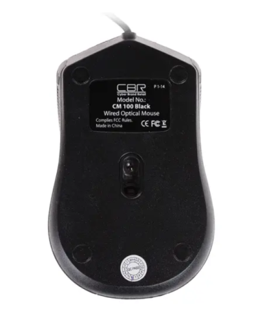 мышь проводная cbr cm-100 black