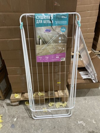 сушилка для белья ника 10 сб3 (белый)  потертости , нет упаковки